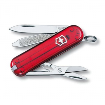 Dzepni no CLASSIC SD red tran VICTORINOX 