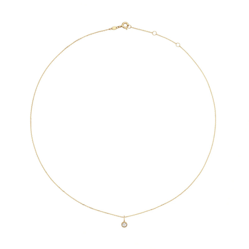 Jackie Gold Grimaldi White Topaz ogrlica 