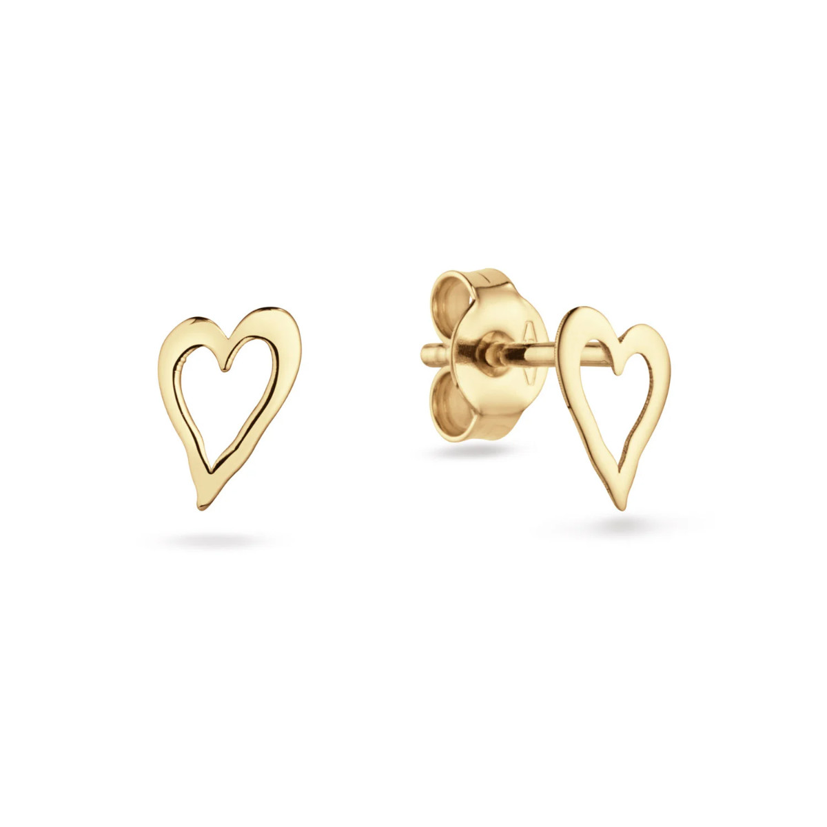 Jackie Gold Cheers to Love Studs naušnice 
