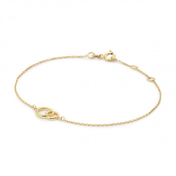 Jackie Gold Giro Doppio narukvica 