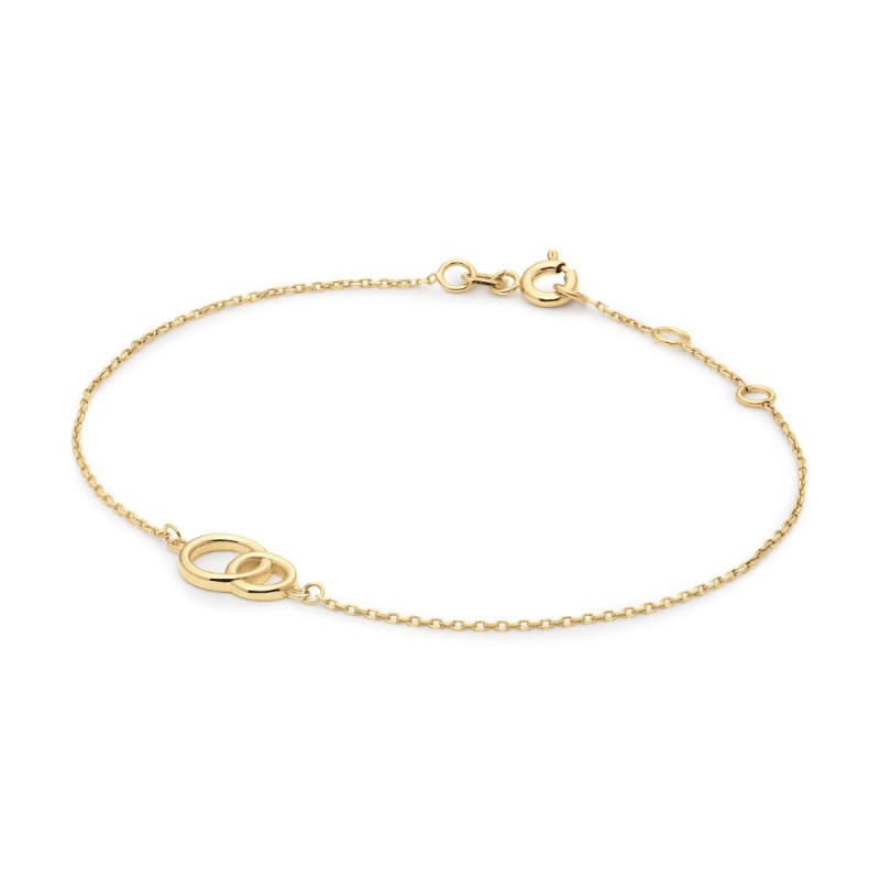 Jackie Gold Giro Doppio narukvica 