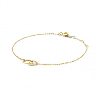 Jackie Gold Double Circle narukvica 