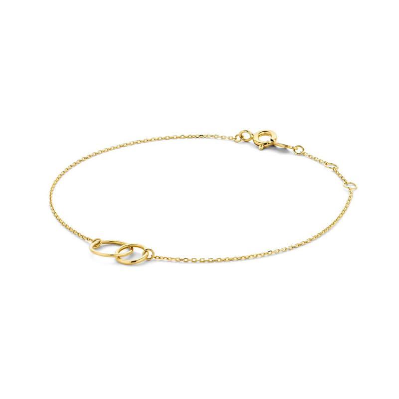 Jackie Gold Double Circle narukvica 