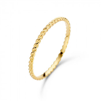 Jackie Gold Twist prsten 