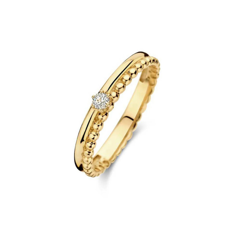 Jackie Gold Villa Carmina White Topaz prsten 