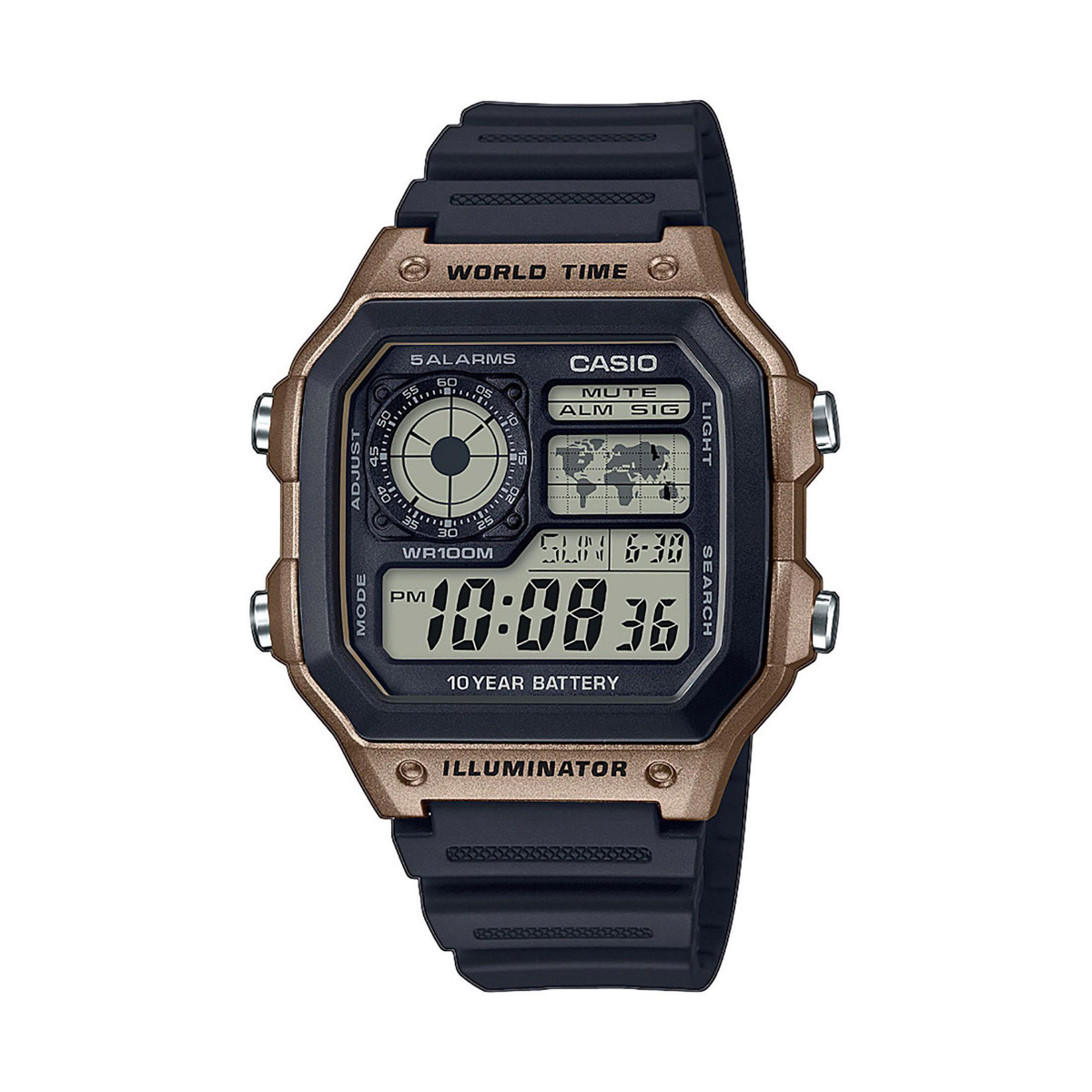AE-1200WH-5AVEF CASIO SAT 