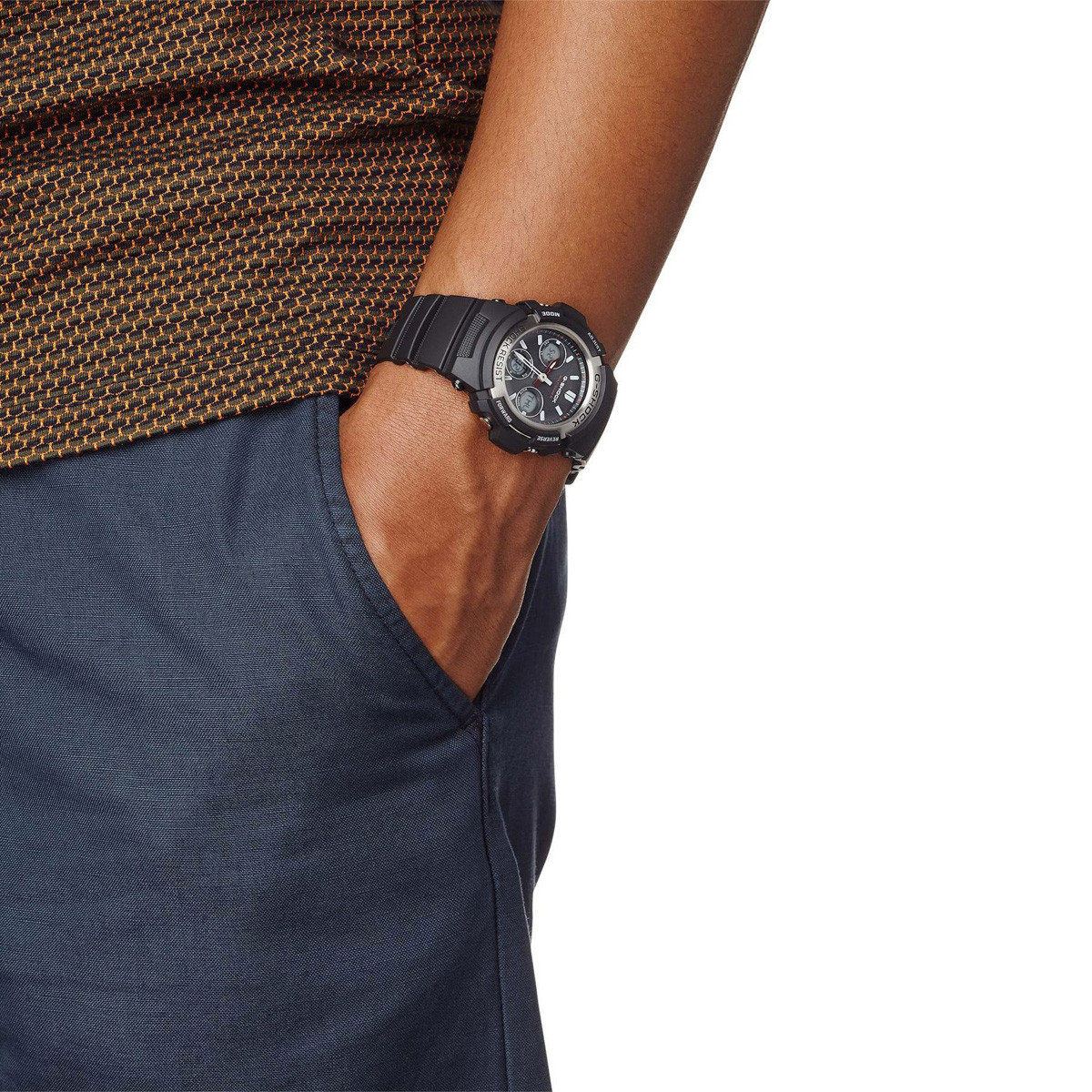 Awg M100 1aer Casio Sat Kupresak Watches Jewelry