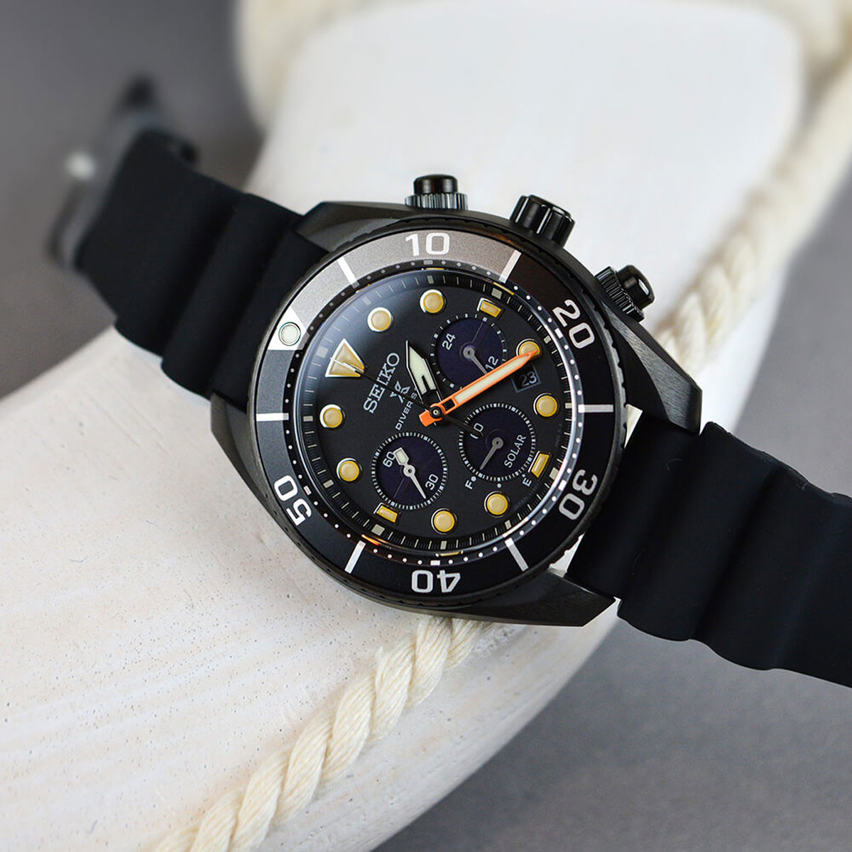 SSC761J1 SEIKO PROSPEX SOLAR CHRONO 200M DIVER KUPRE AK WATCHES